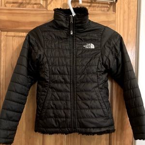 Black NorthFace Reversible Coat